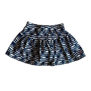 Vineyard Vines | Little Girl Blue & White Stripe Wavy Skirt Size 3T